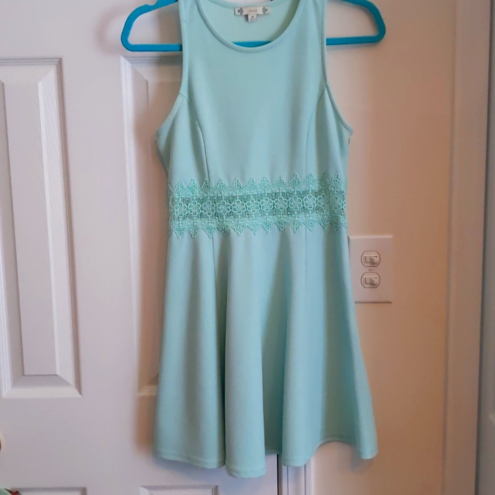 🌸Seafoam Green Cut Out Dress